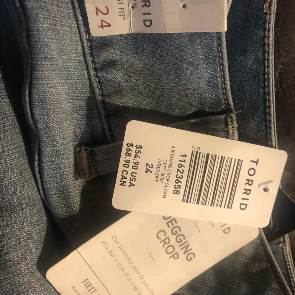 Torrid Crop Jeans